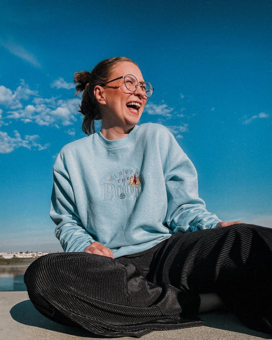 Classic Winnie the Pooh Embroidered Crewneck | Unisex sizing